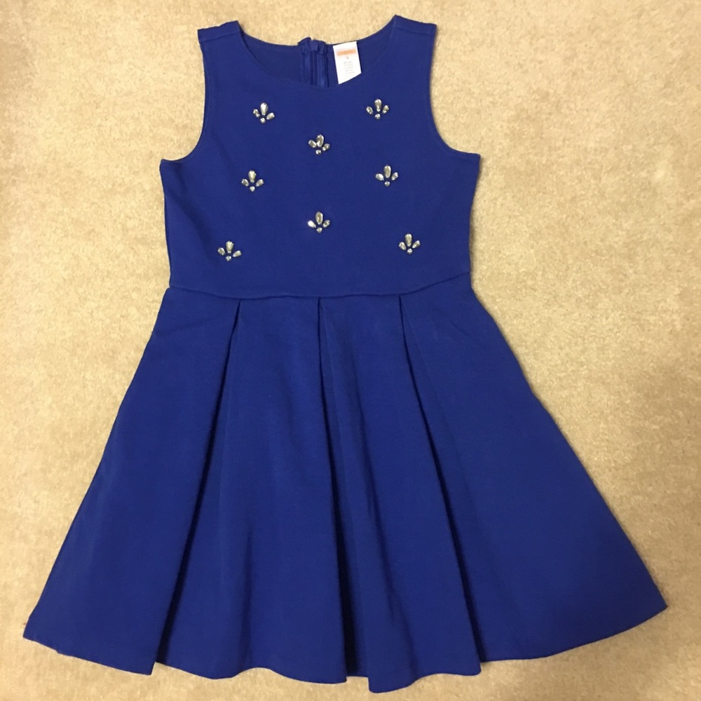 Beautiful Blue Gymboree dress with 💎. Size 8